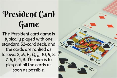 rich man poor man game|rules for president card game.